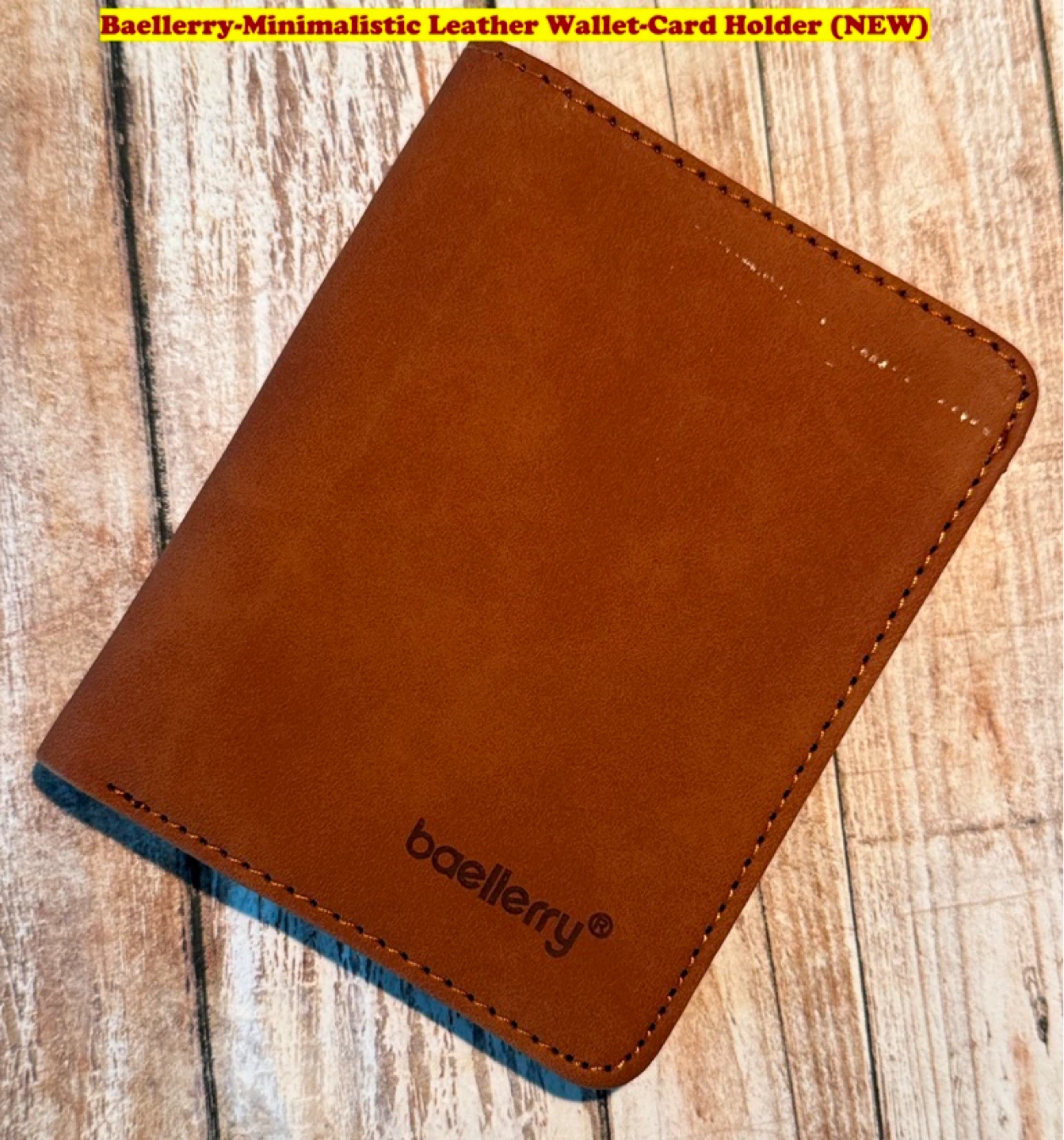 Baellerry-Minimalistic Leather Wallet-Card Holder (NEW)