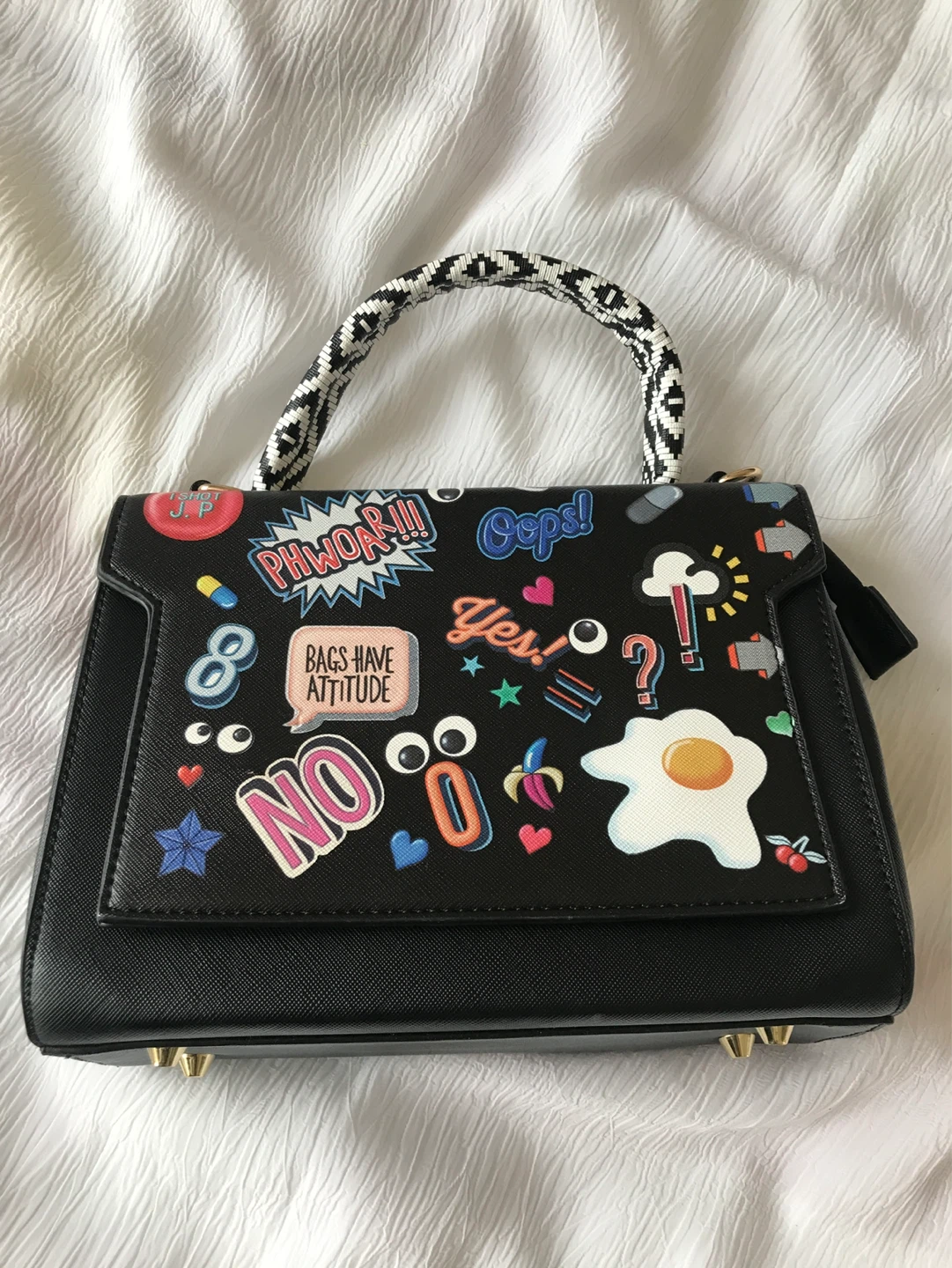 Black handbag