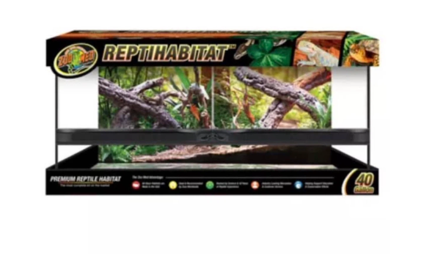Zoo Med ReptiHabitat 40 Gallon Premium Reptile Terrarium - photo 2