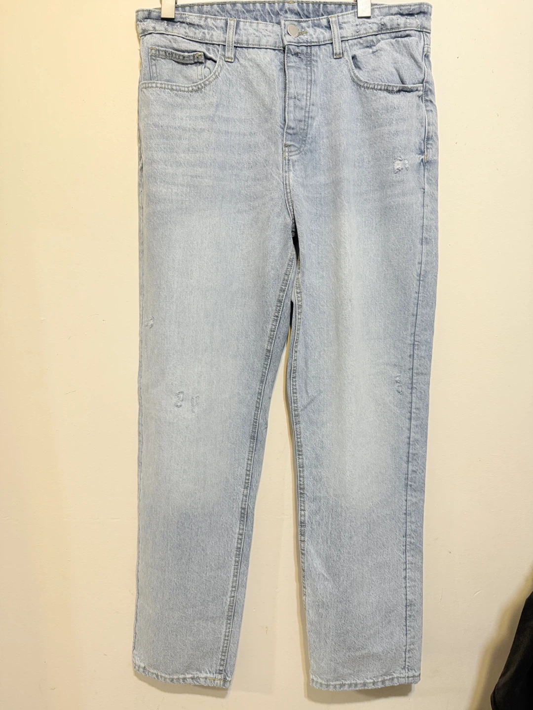 Unlike Humans Light Wash Distressed Denim Jeans