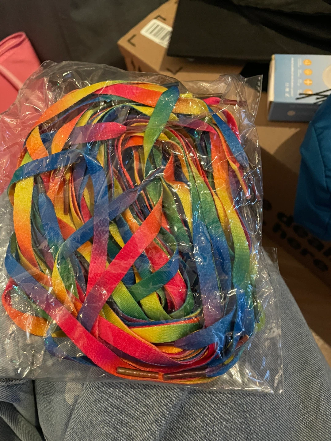 NEW rainbow shoelaces