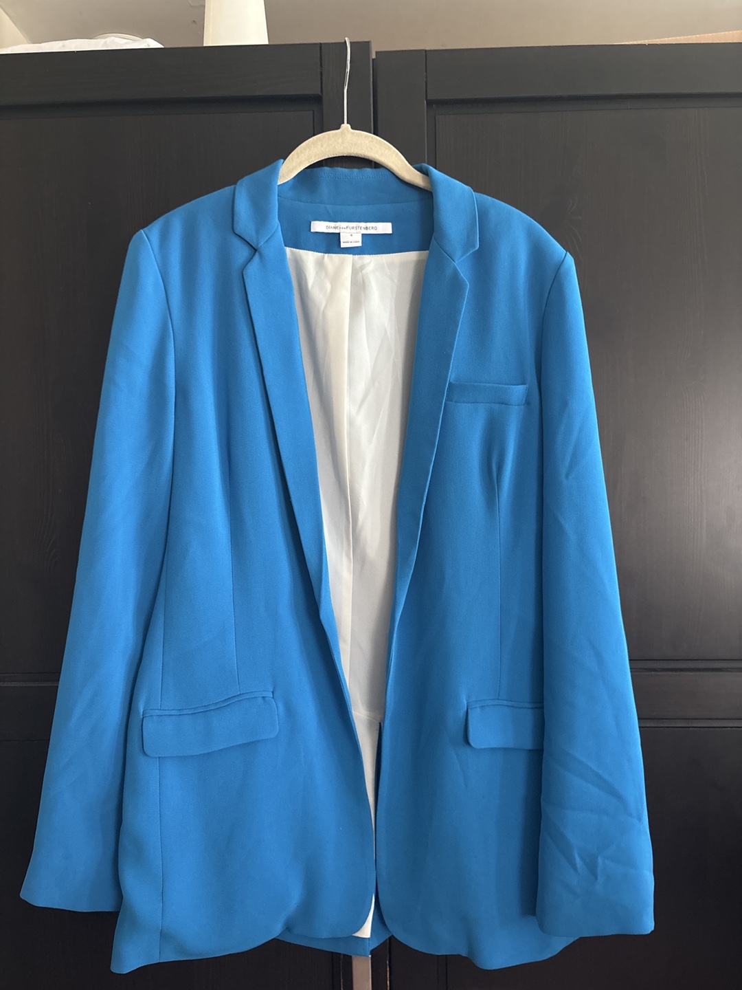 Diane von Furstenberg Blue Blazer Size 6