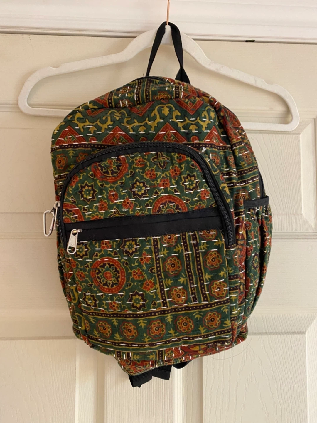 Small Backpack with Colorful Print