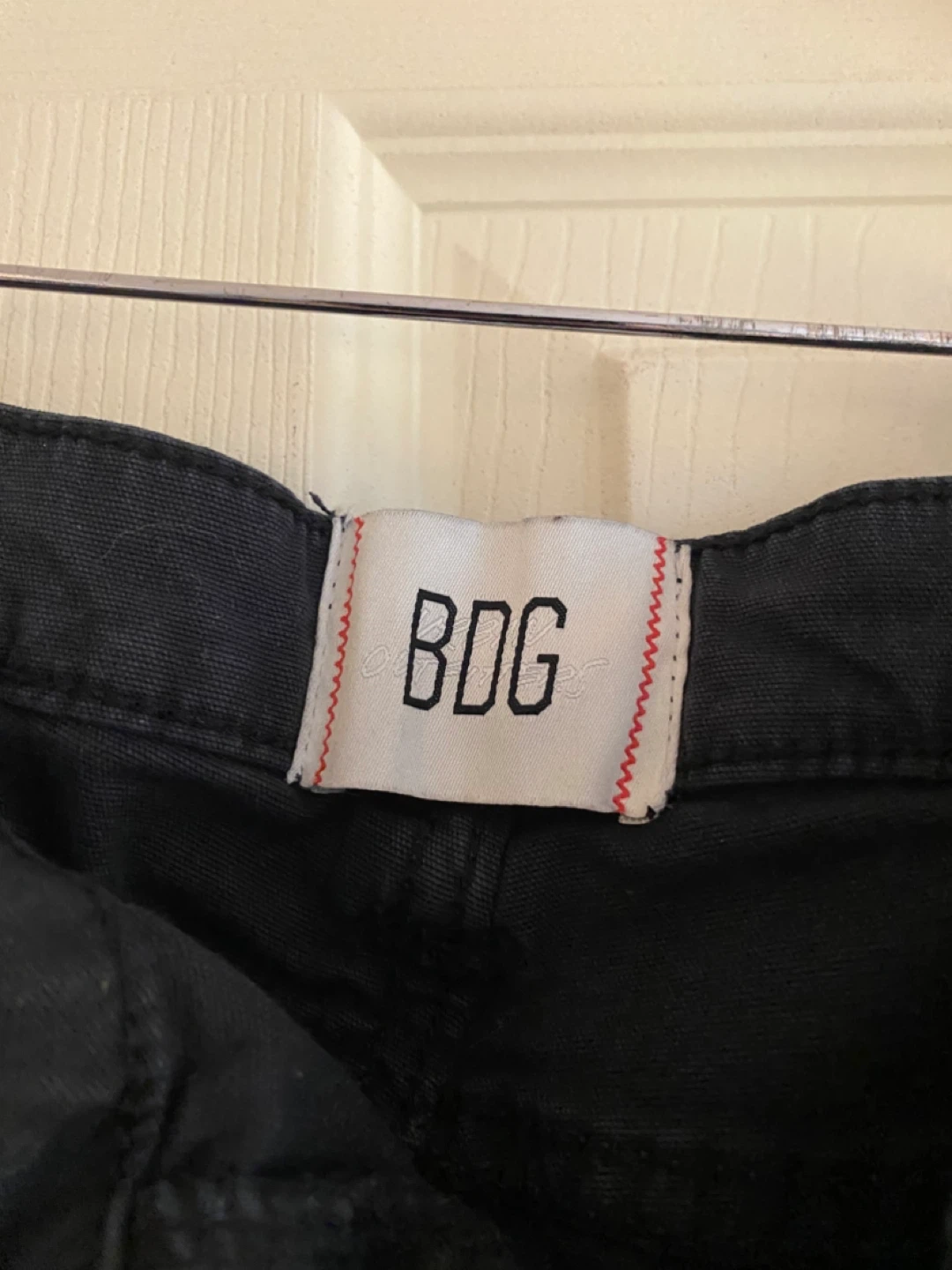 BDG Black Cargo Pants - photo 3