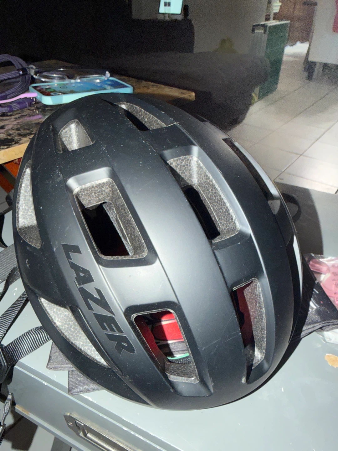 Lazer Black Cycling Helmet