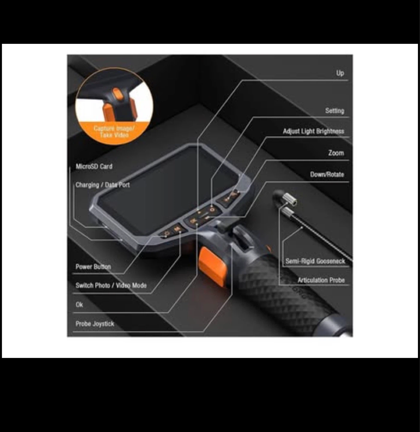 TESLONG Inspection Camera with Flexible Gooseneck - photo 3
