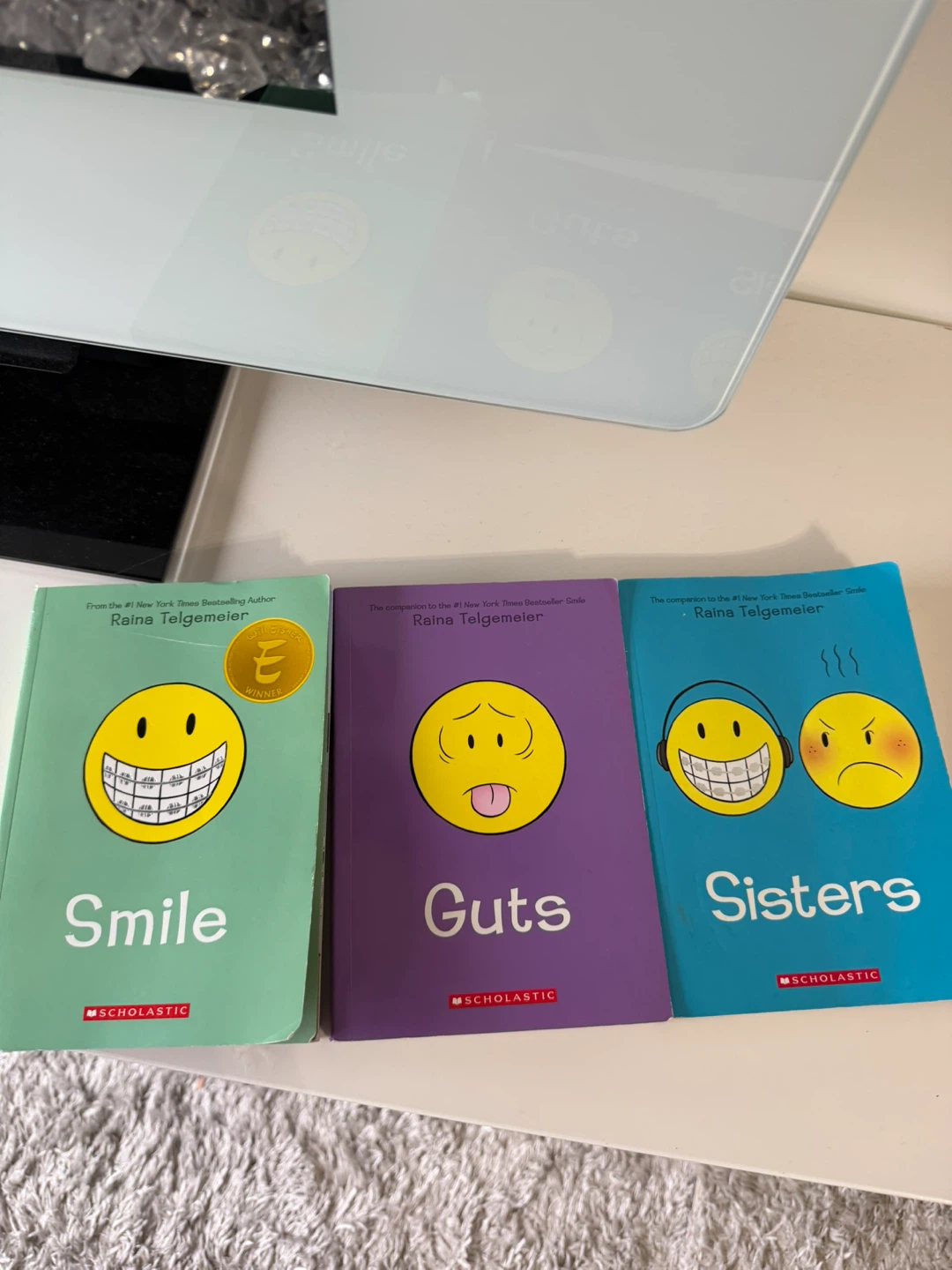 Kids book bundle -Smile, Guts, and sisters