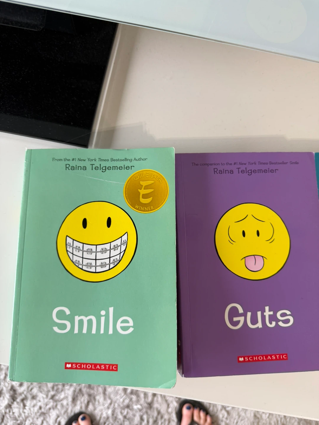 Kids book bundle -Smile, Guts, and sisters - photo 3