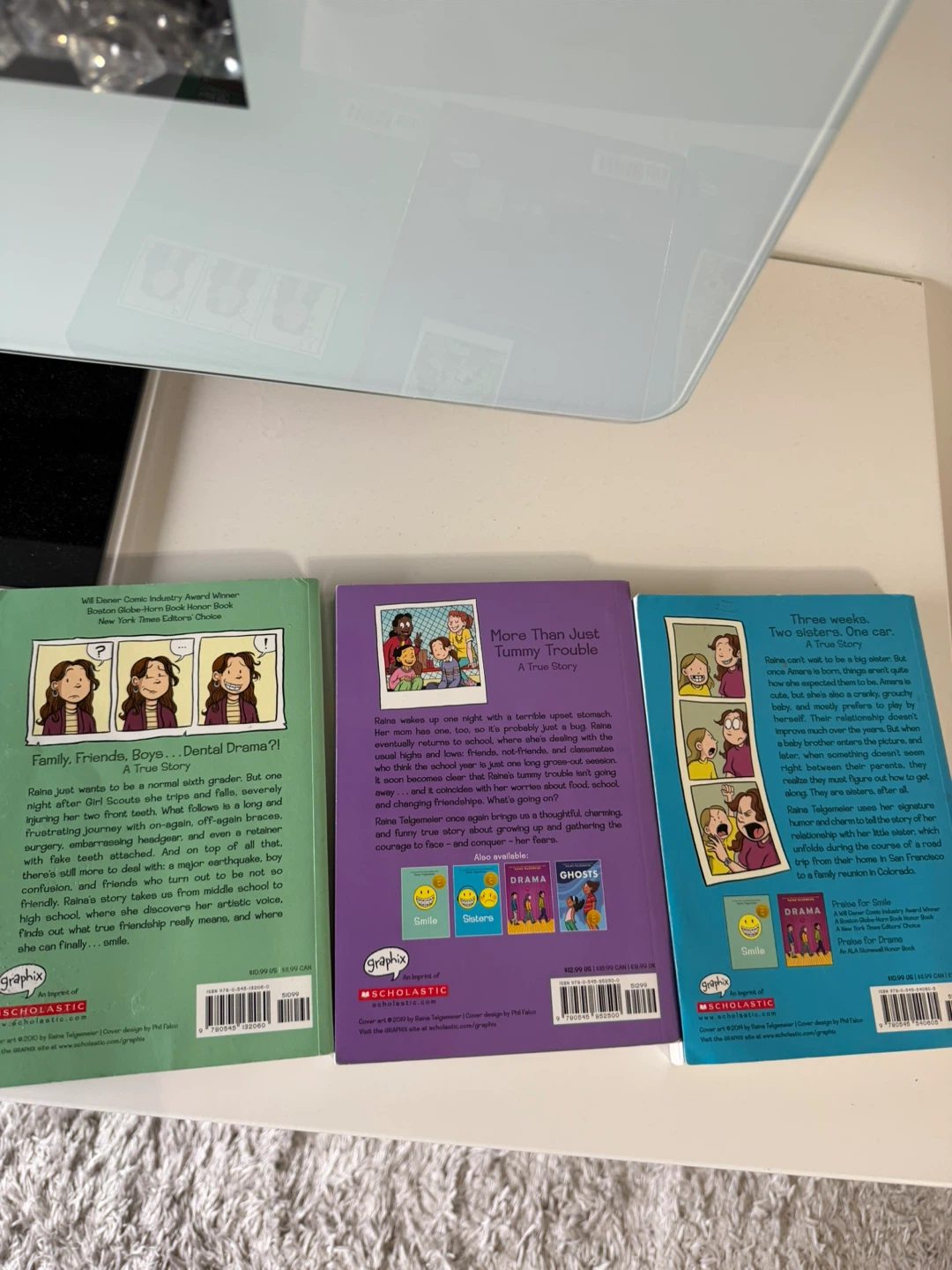 Kids book bundle -Smile, Guts, and sisters - photo 5