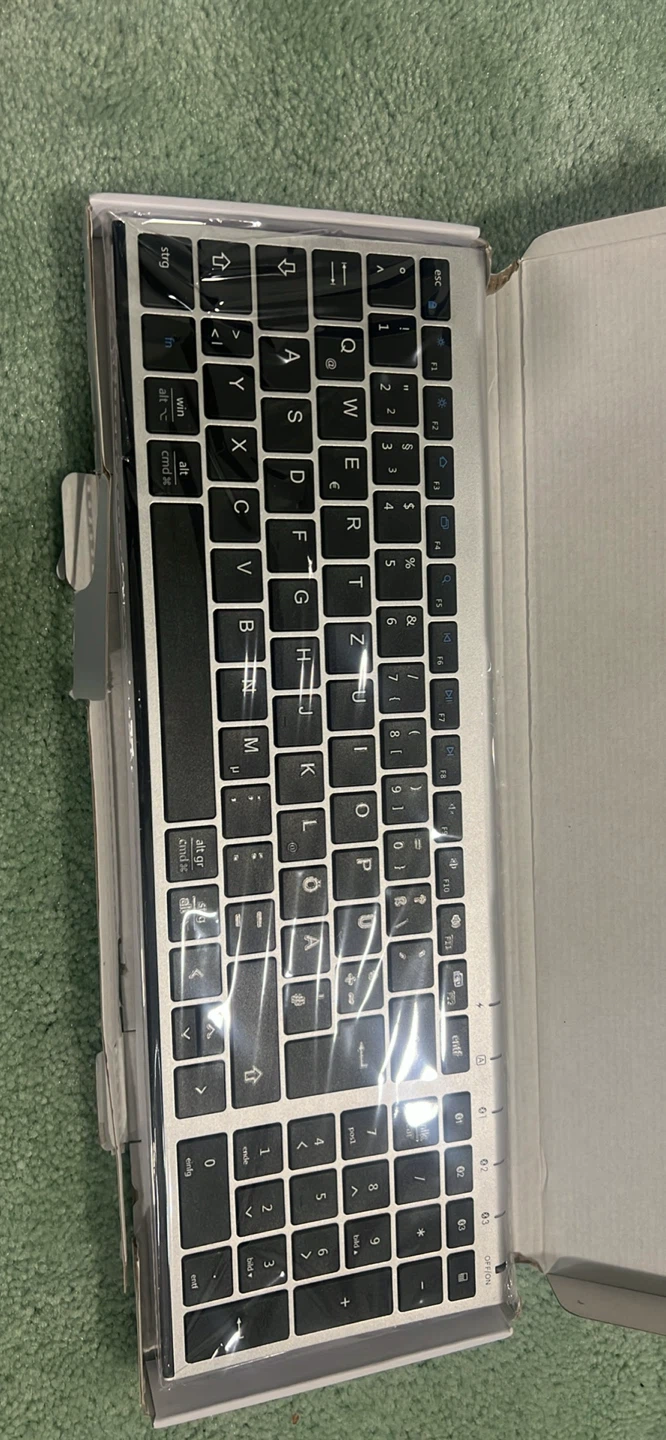 Iclever Silver Wireless Keyboard