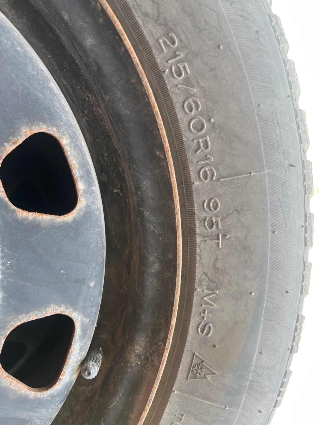 Winter tires on steel wheels - photo 2