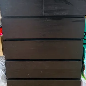 IKEA MALM 5-drawer Chest - Black-Brown | Karrot IKEA MALM 5-drawer Chest - Black-Brown | Karrot