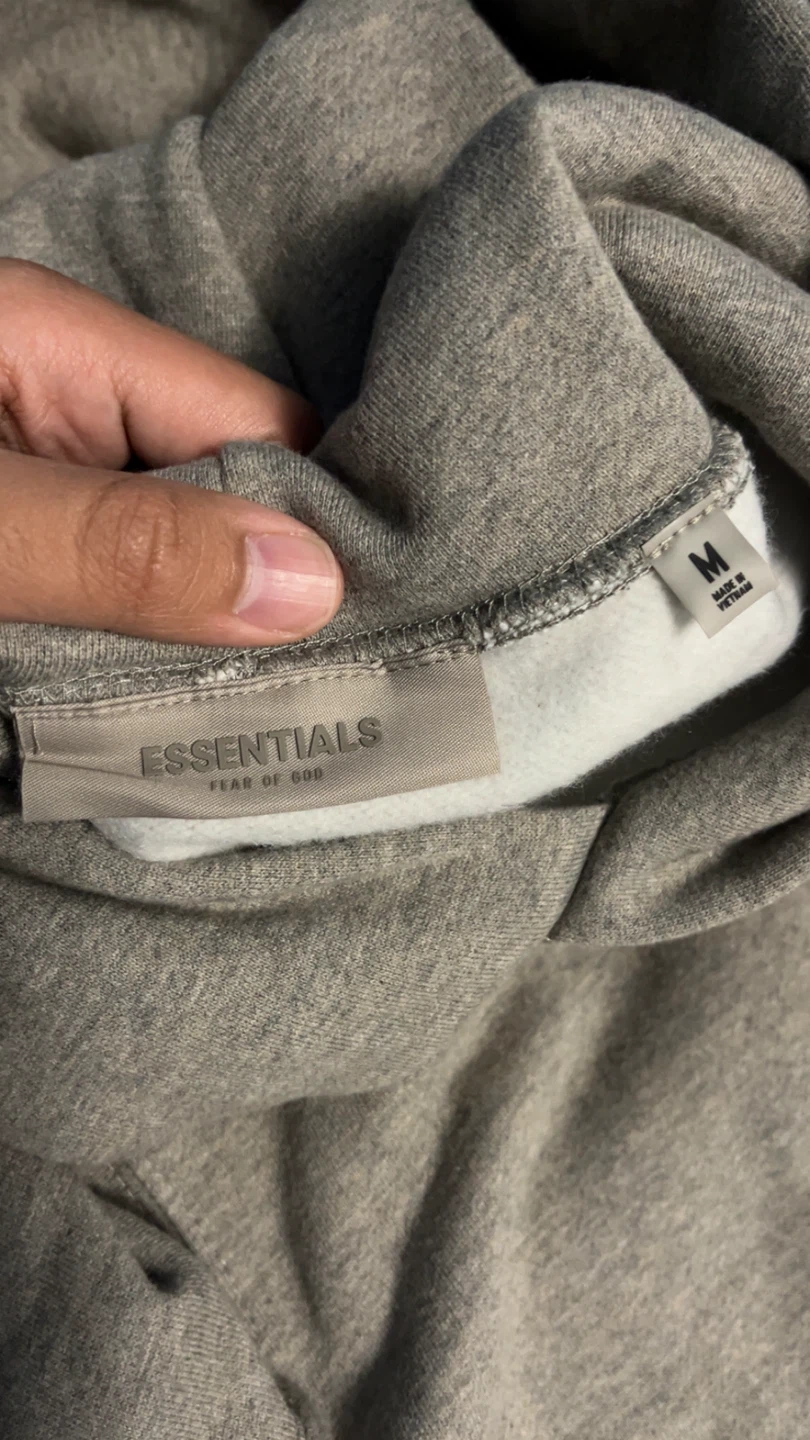 Dark Grey ESSENTIALS Hoodie - photo 5