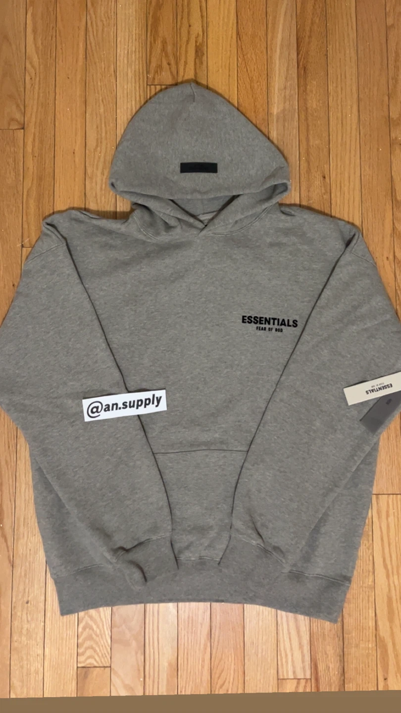 Dark Grey ESSENTIALS Hoodie
