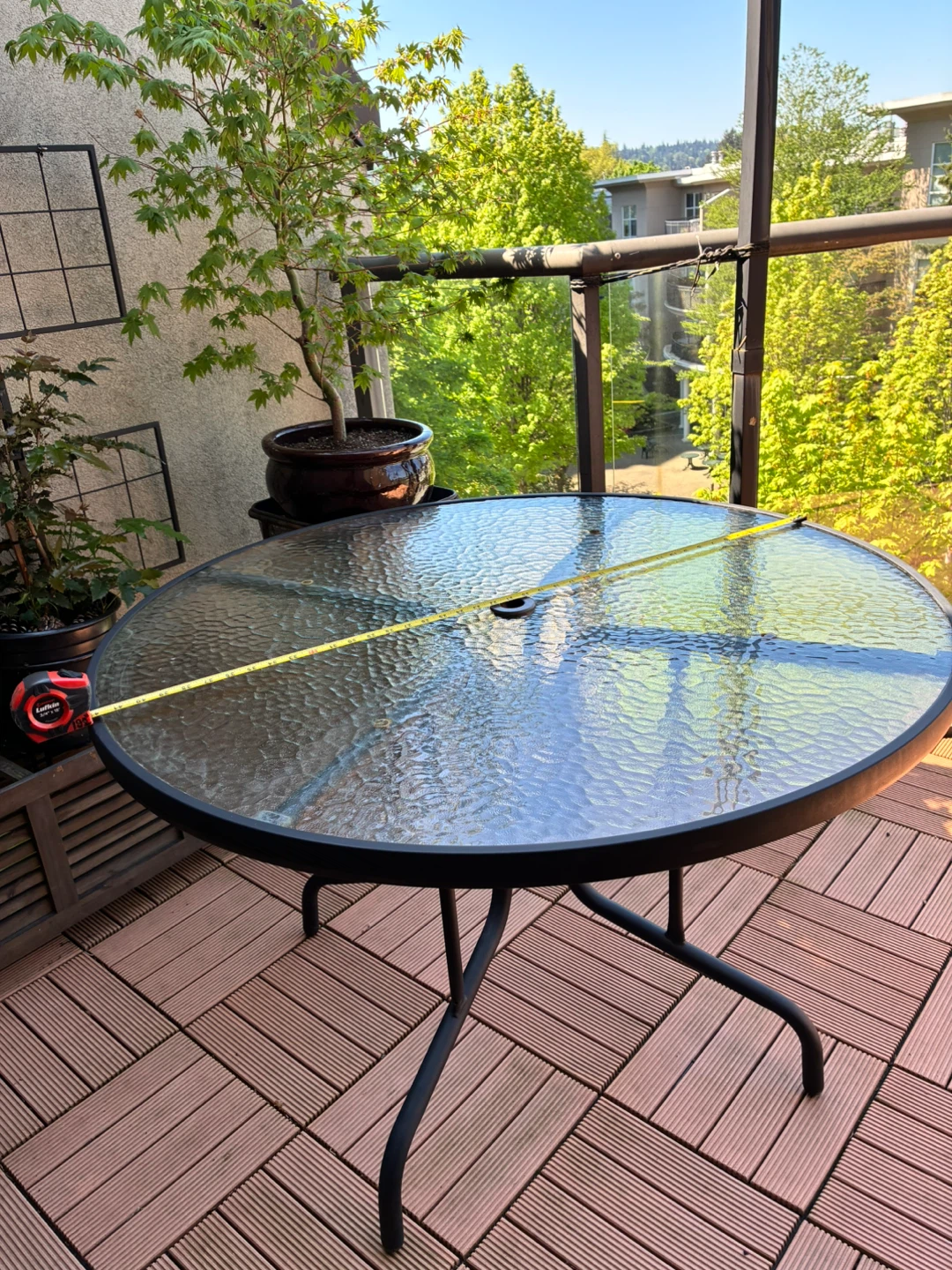 Patio Table - Glass Top Patio Table - photo 5
