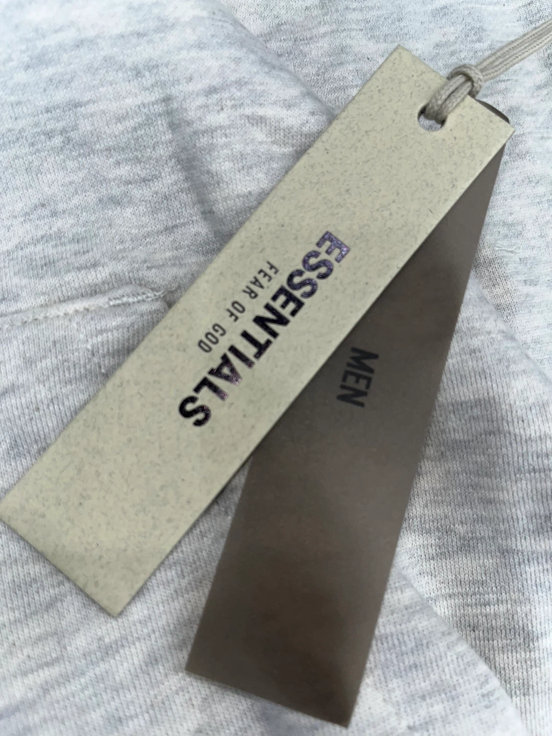 Light Grey ESSENTIALS hoodie - photo 4