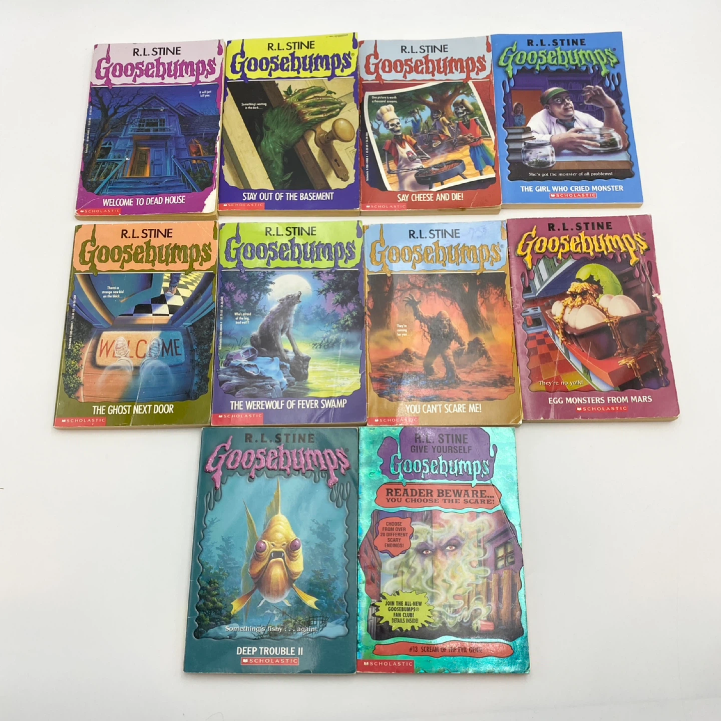 Vintage Goosebumps Books $5 Each
