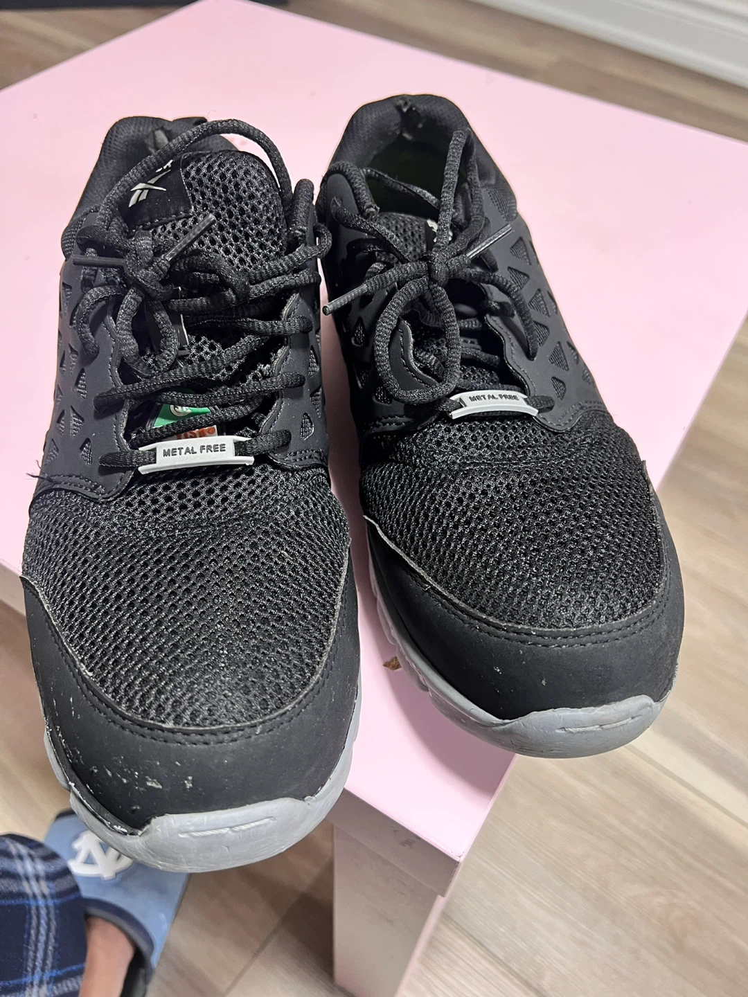 Reebok Black Athletic Shoes size 11.5wide