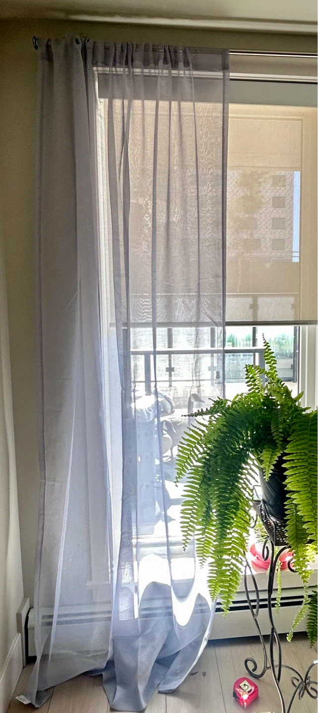 Sheer Voile Window Curtains