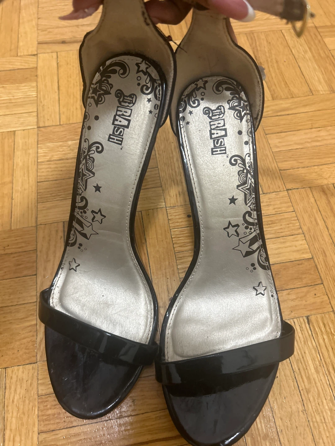 Late 2000s/ early 2010s Black Patent Heels - "BRASH" - photo 5