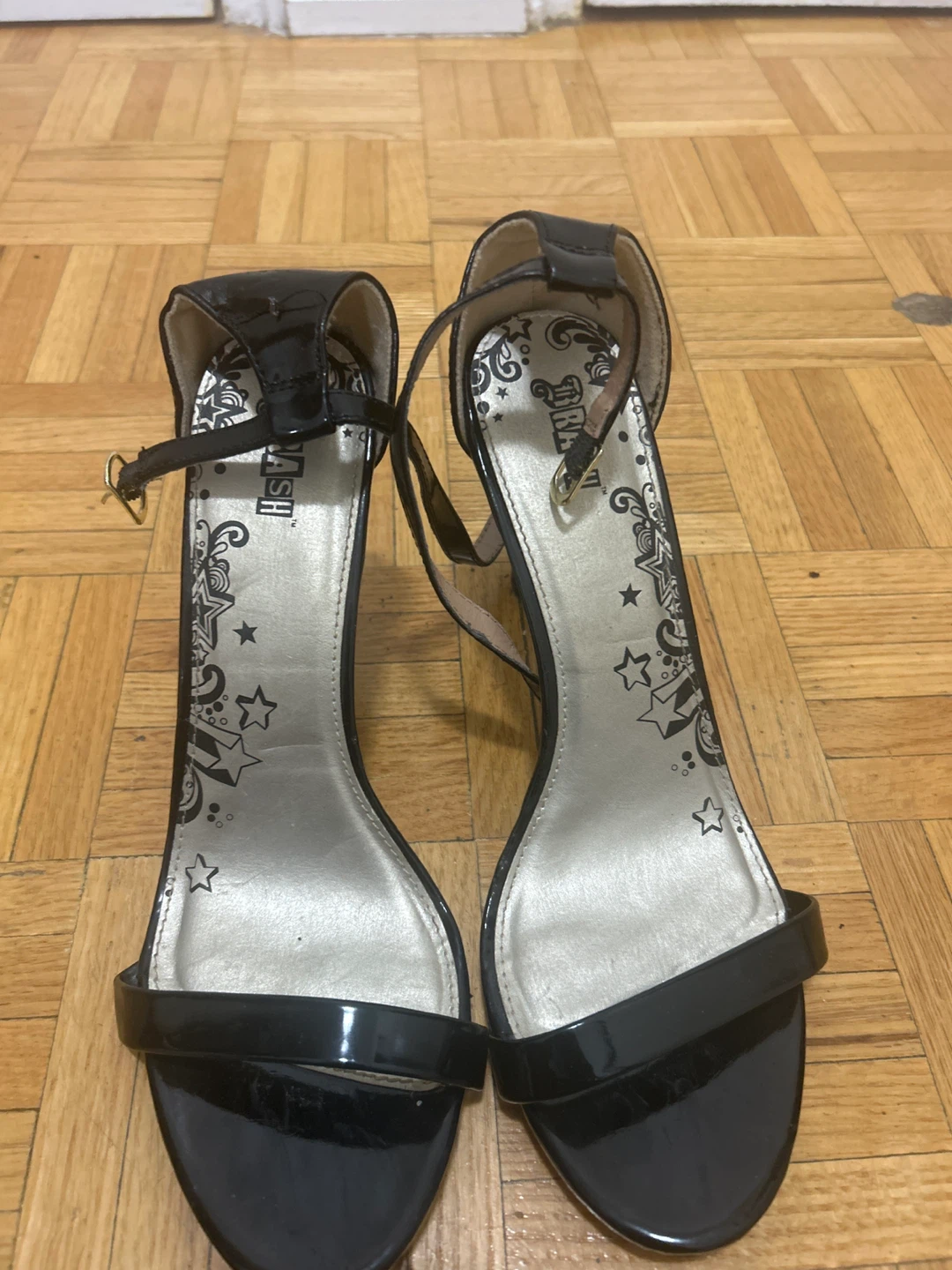 Late 2000s/ early 2010s Black Patent Heels - "BRASH"