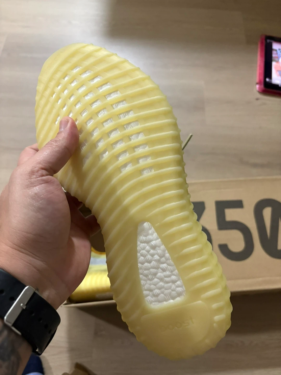 Adidas Yeezy Boost 350 V2 "Semi Frozen Yellow" Sneakers - photo 2