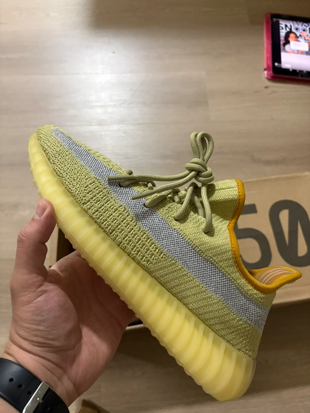 Adidas Yeezy Boost 350 V2 "Semi Frozen Yellow" Sneakers