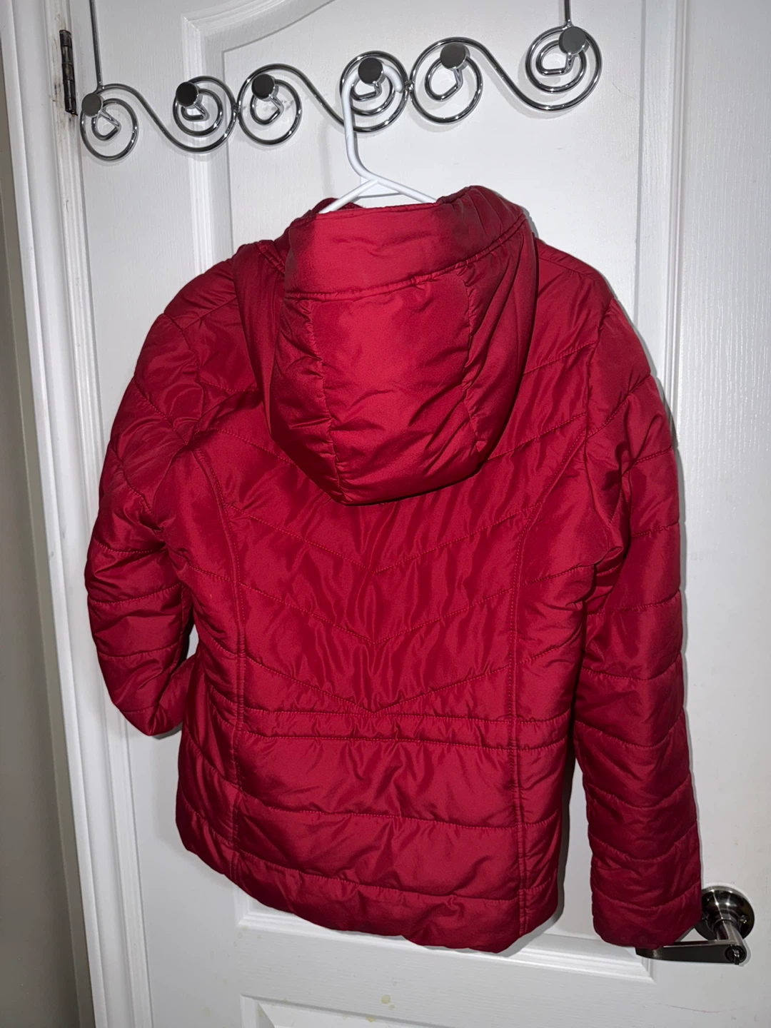 Hollister Red Puffer Jacket - Size Medium - photo 2