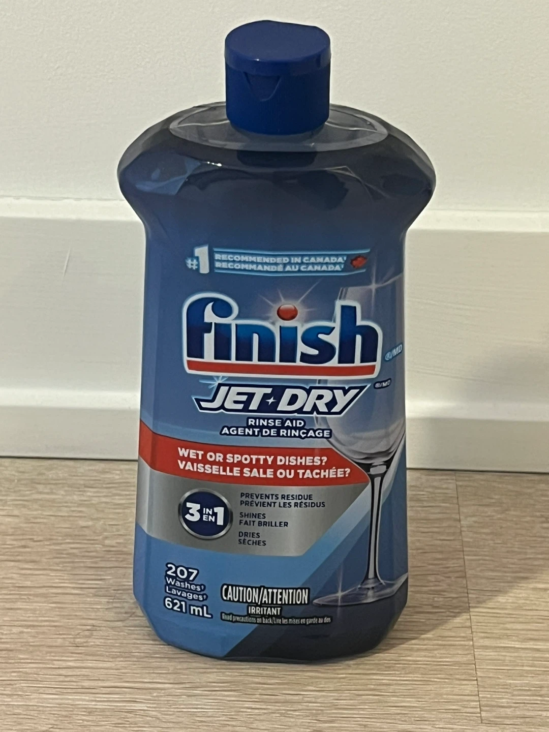 Finish Jet-Dry Rinse Aid Dishwasher Detergent