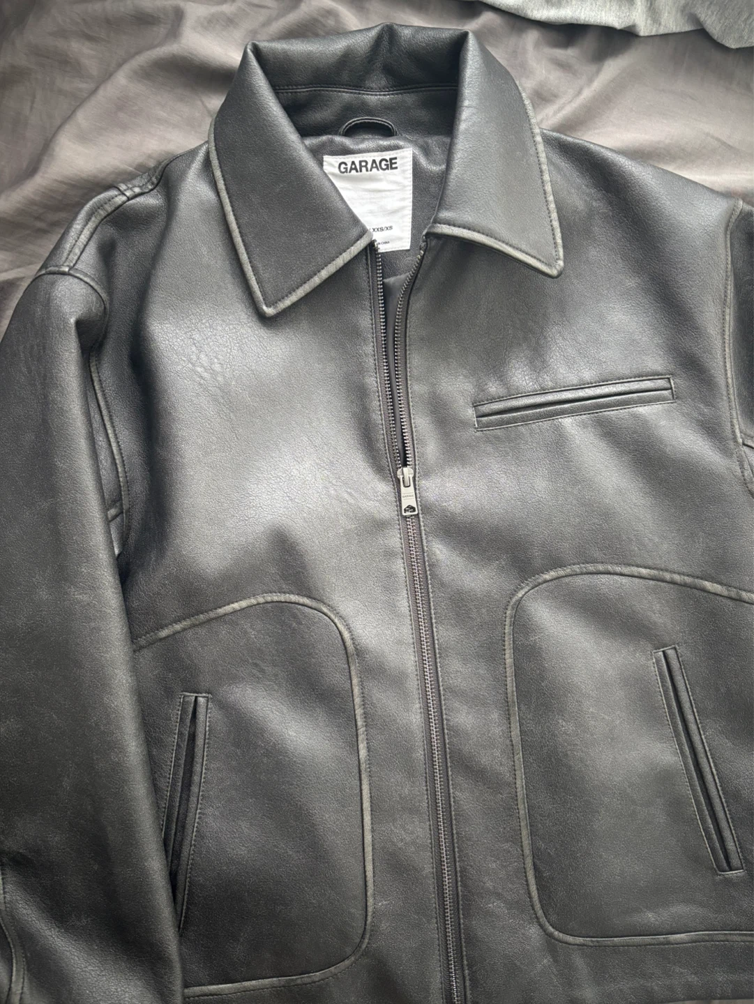 Faux Leather Jacket - photo 2