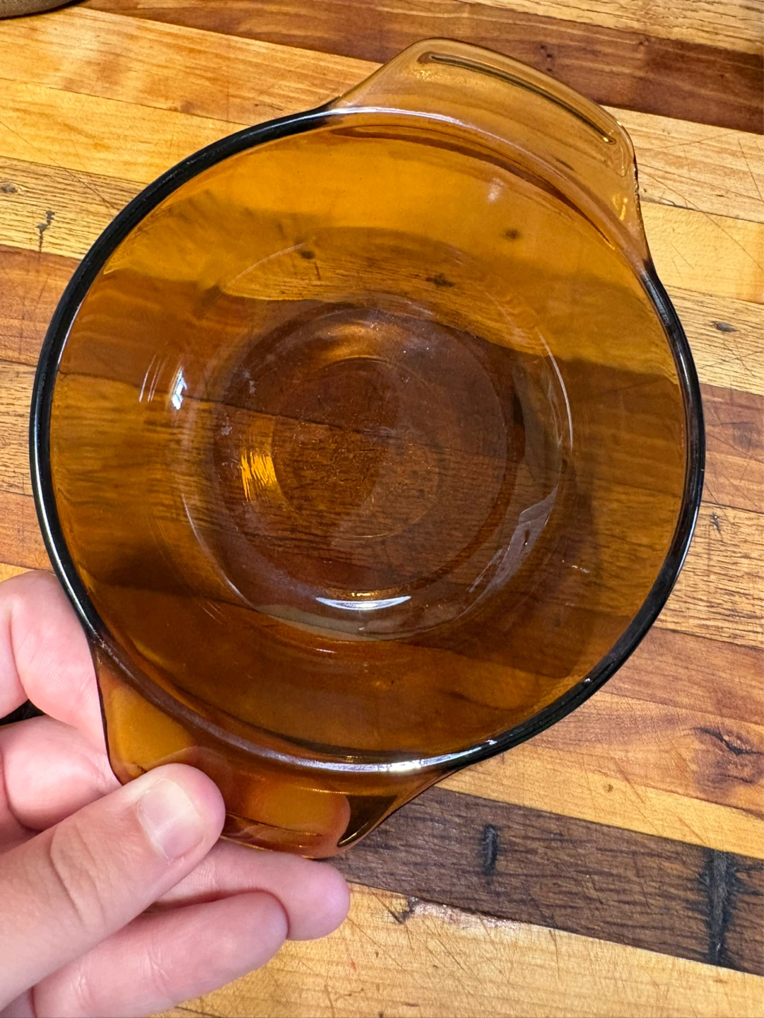 12oz Anchor Hocking Fire King Amber Glass Casserole Dishes - photo 4