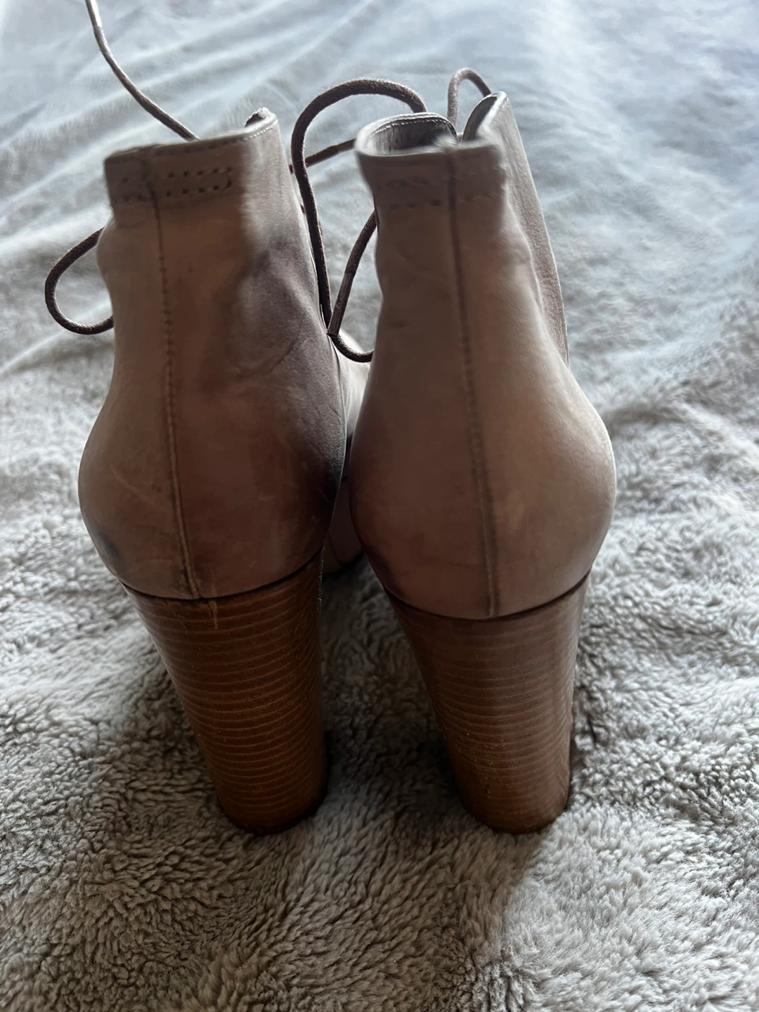 ALDO Women's Lace-Up Platform Heeled Booties - photo 4