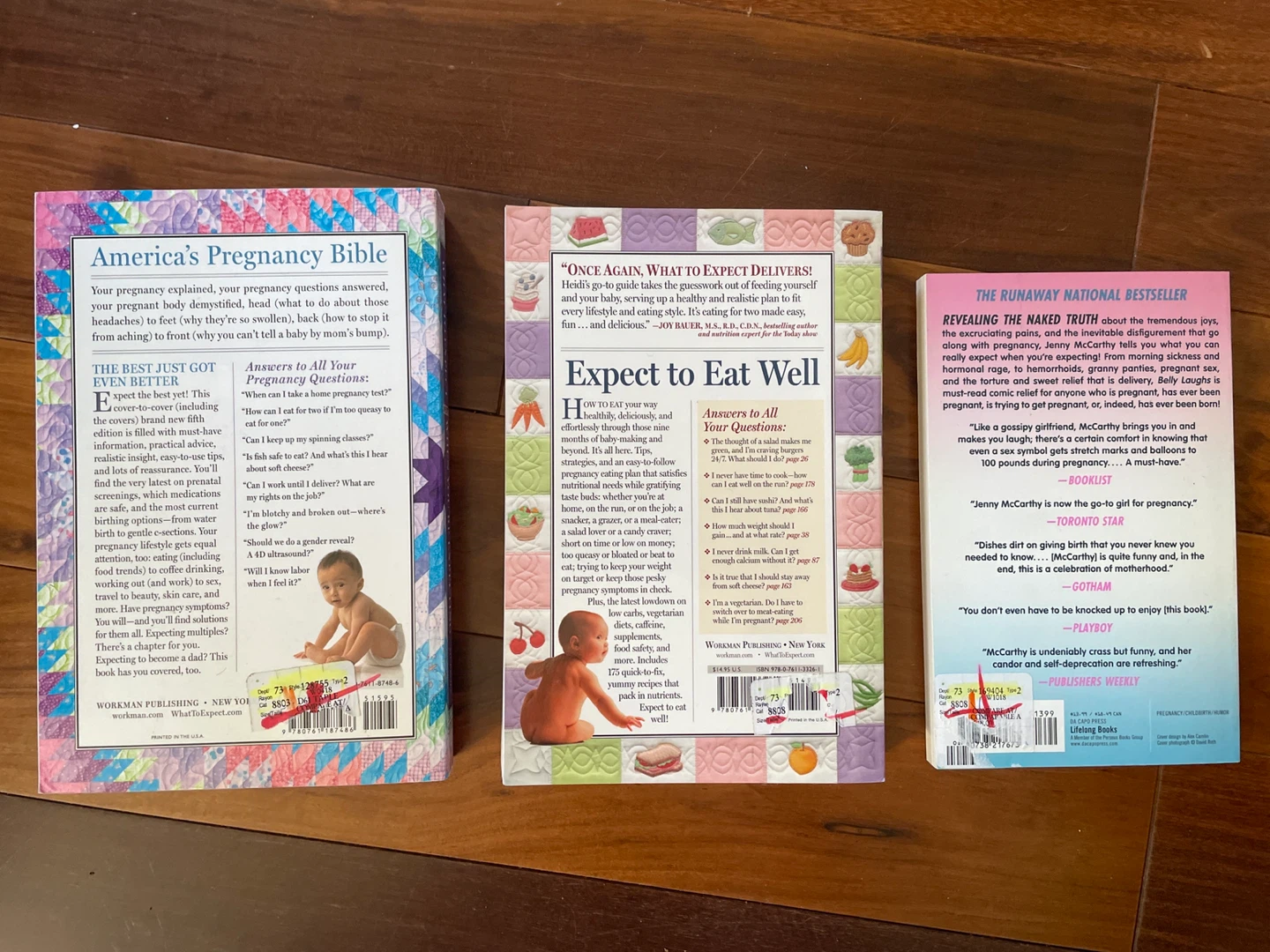 What to Expect When You're Expecting & Eating Well Books - photo 2