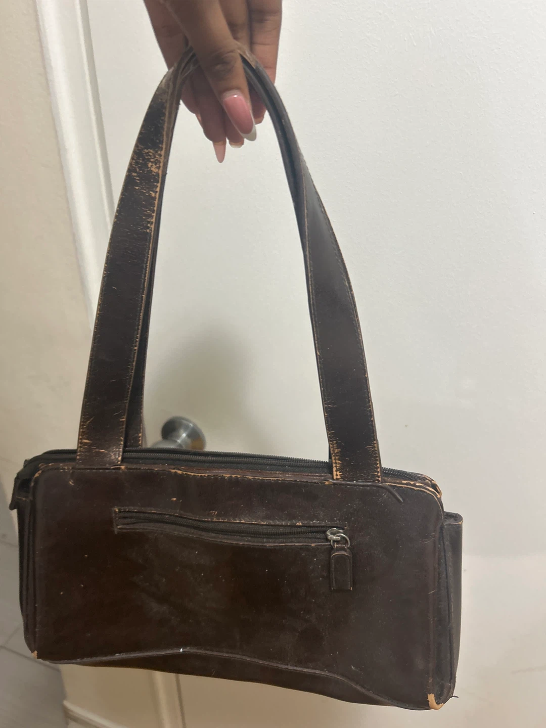 ZECA Brown Leather Shoulder Bag - photo 2
