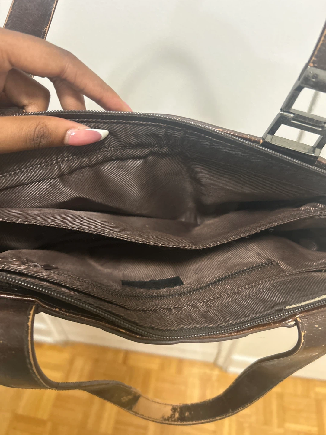 ZECA Brown Leather Shoulder Bag - photo 3
