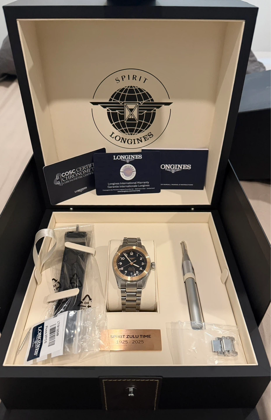Longines Spirit Zulu Time Watch