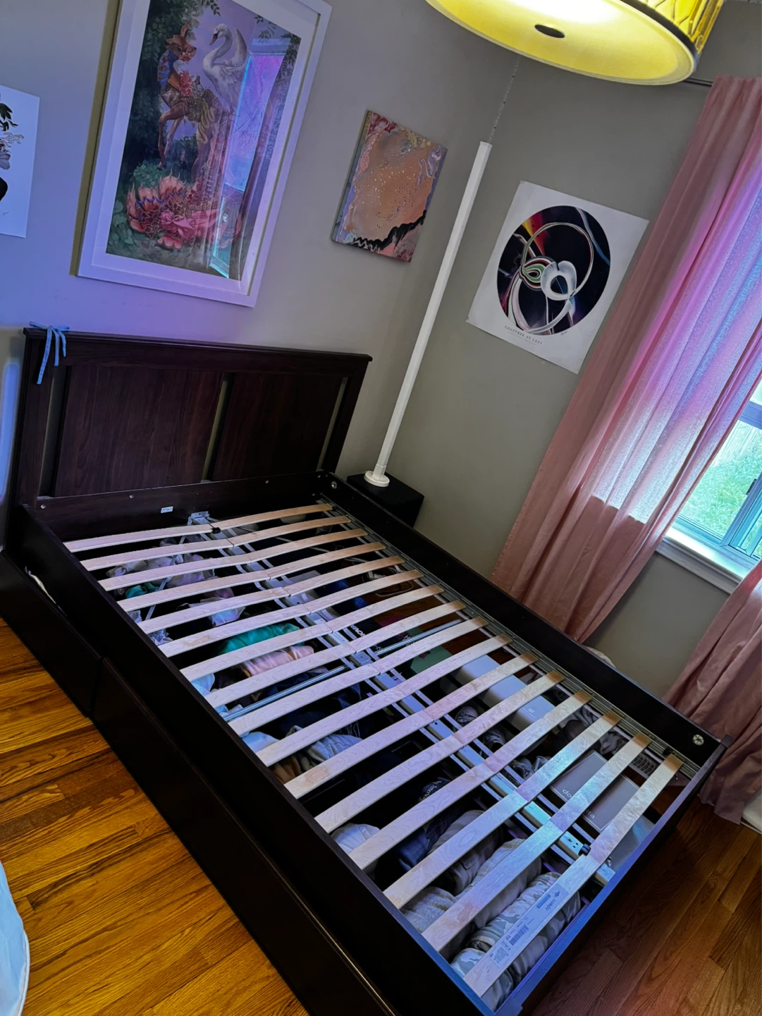 IKEA Bed Frame + 2 Storage Boxes - Full - photo 3