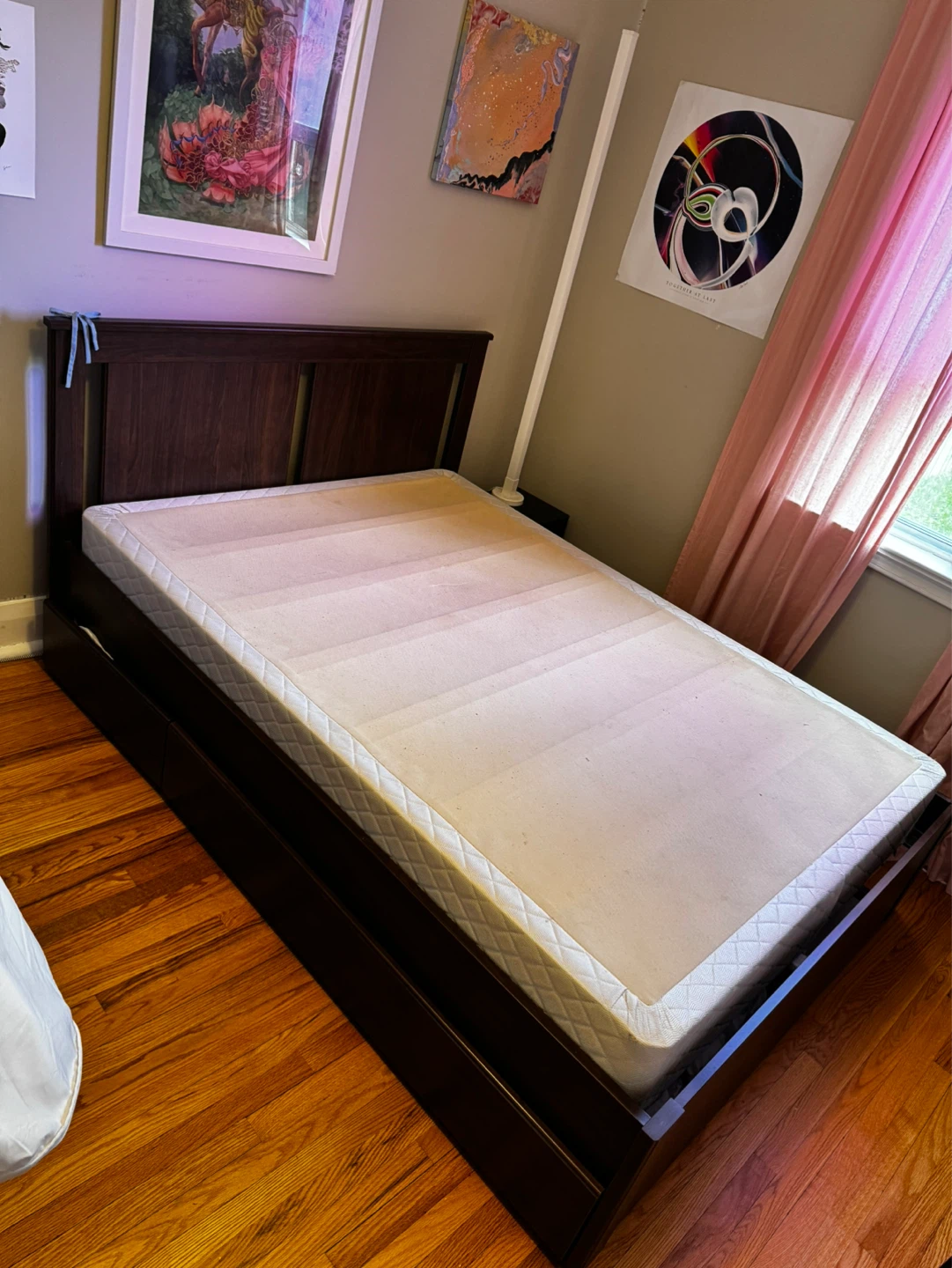 IKEA Bed Frame + 2 Storage Boxes - Full - photo 4