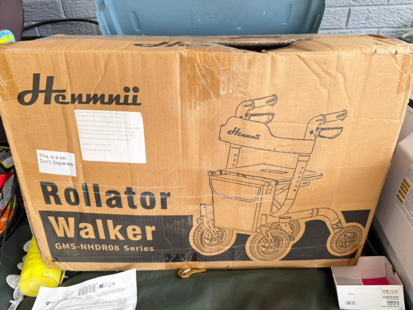 Henmnii Rollator Walker GMS-NHDR08 Series