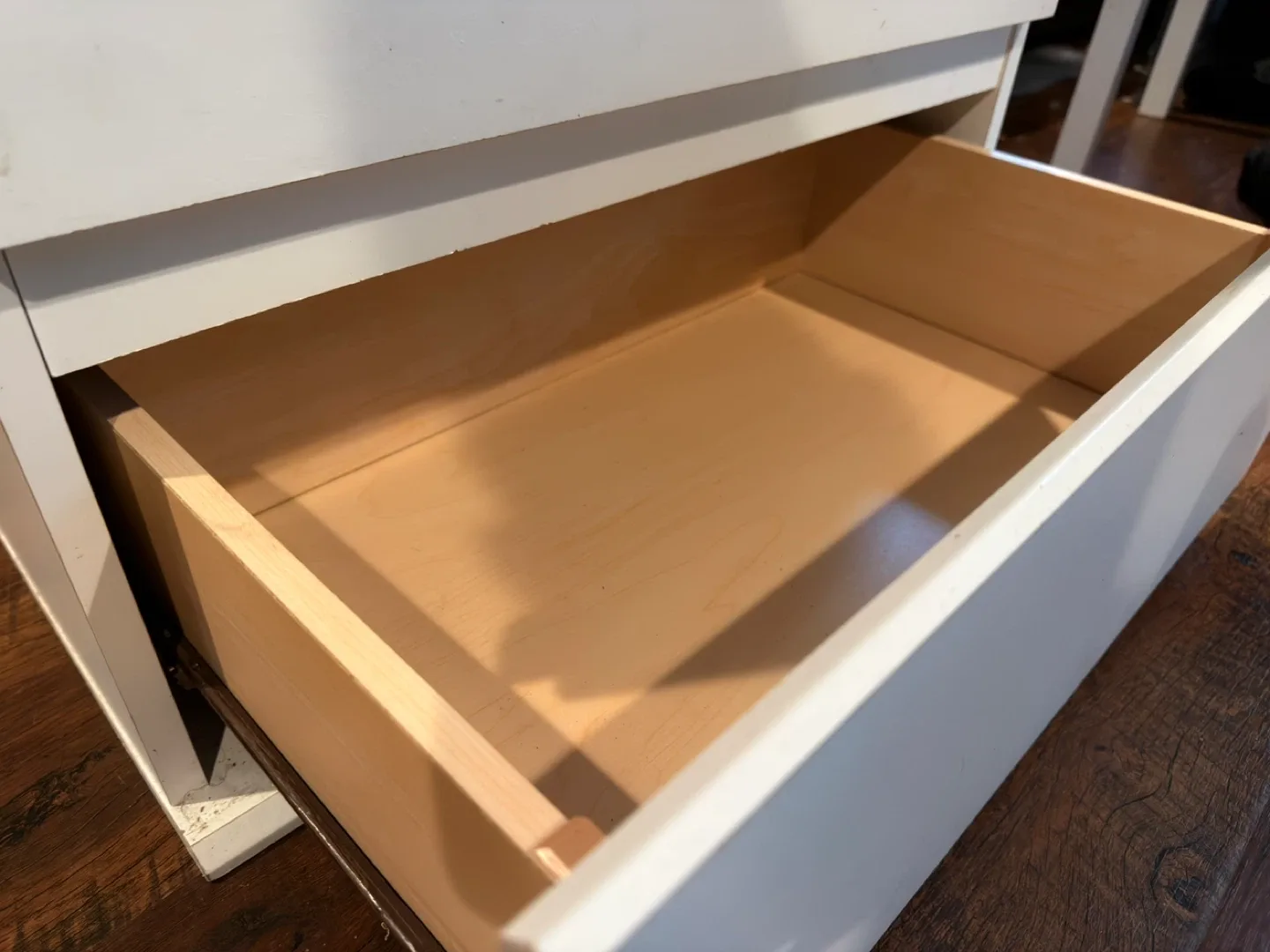 White 3-Drawer Dresser - photo 3