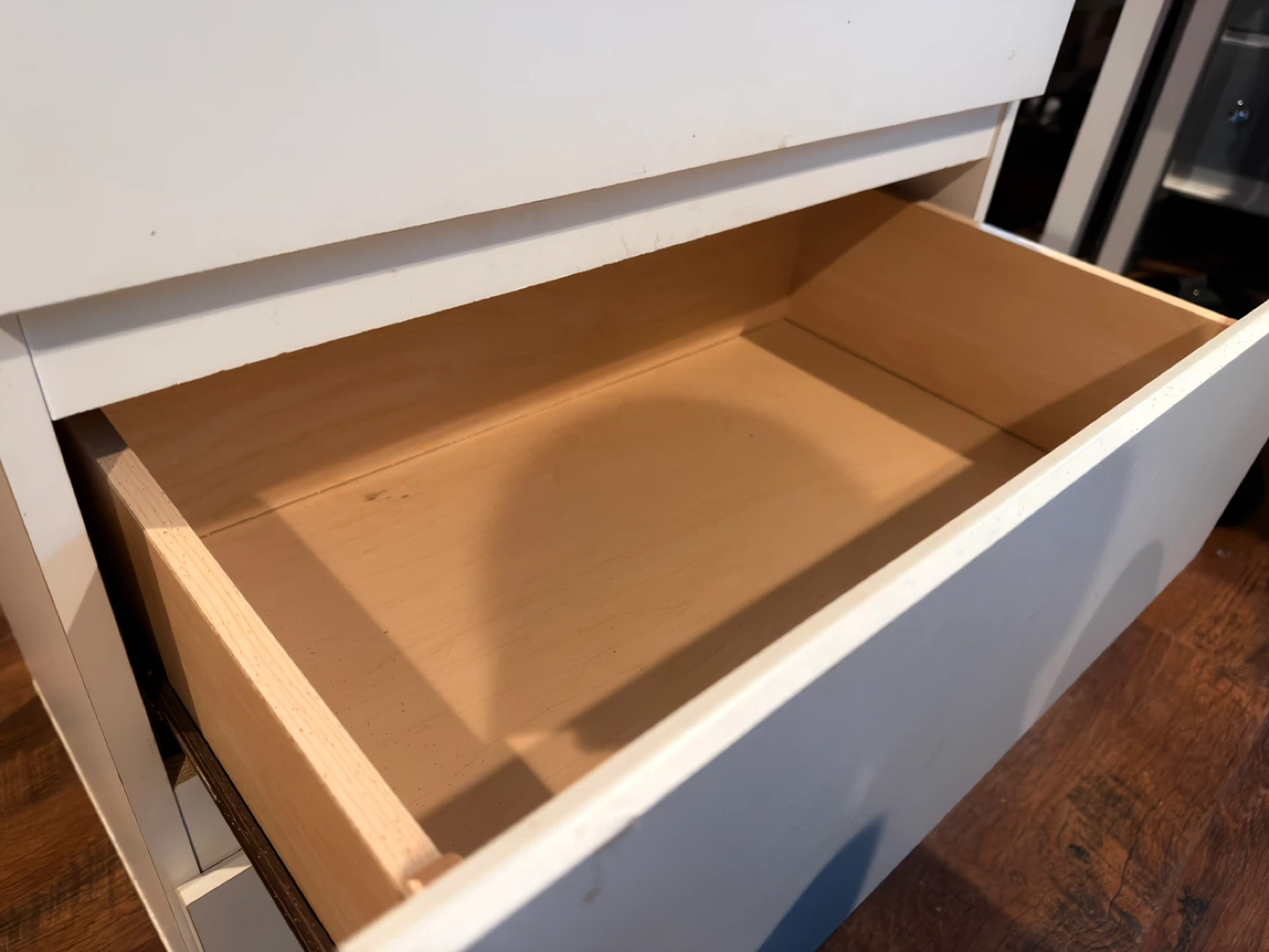 White 3-Drawer Dresser - photo 2