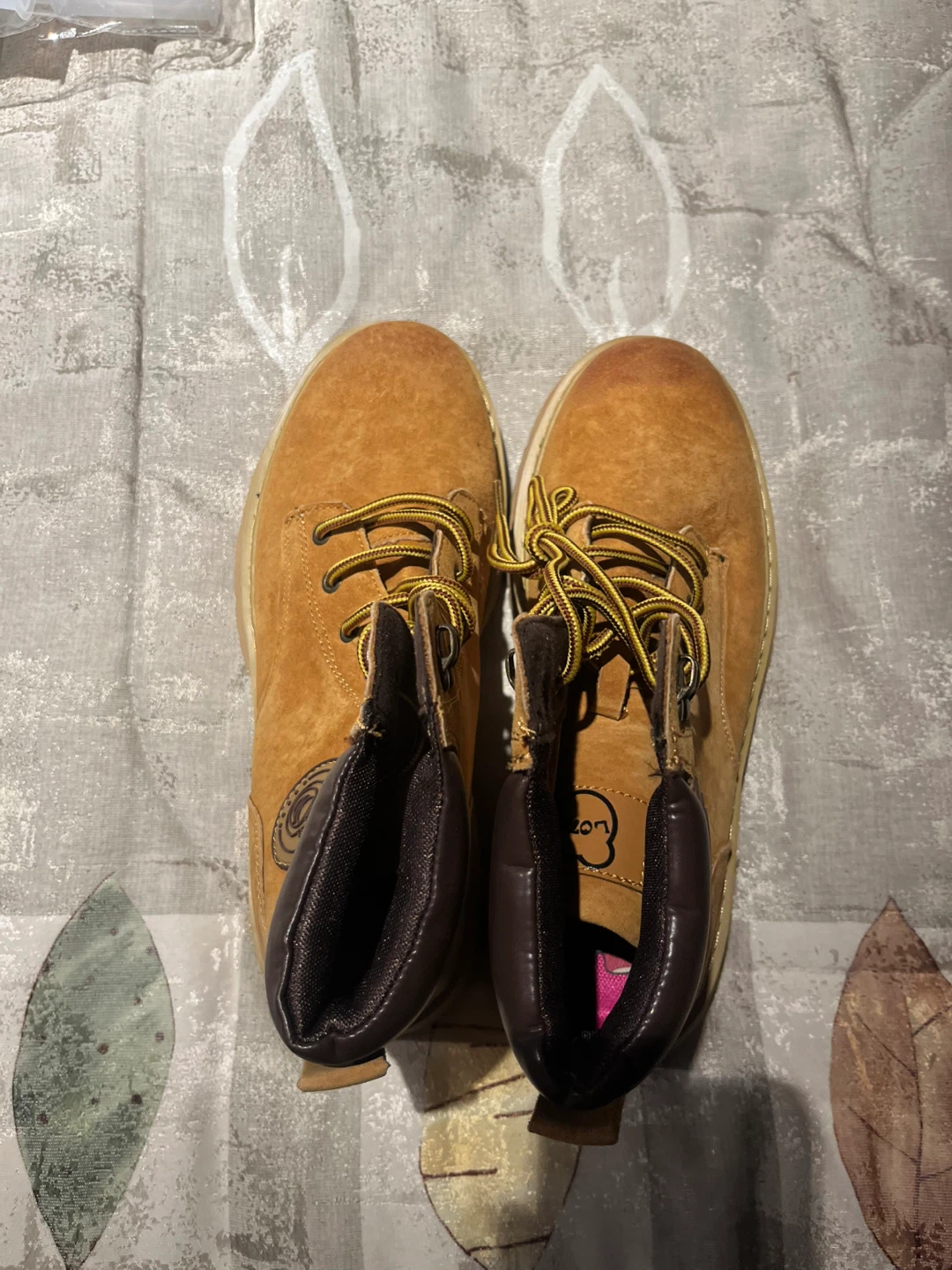 Disney Women’s Tan Suede Lace-Up Boots - photo 2