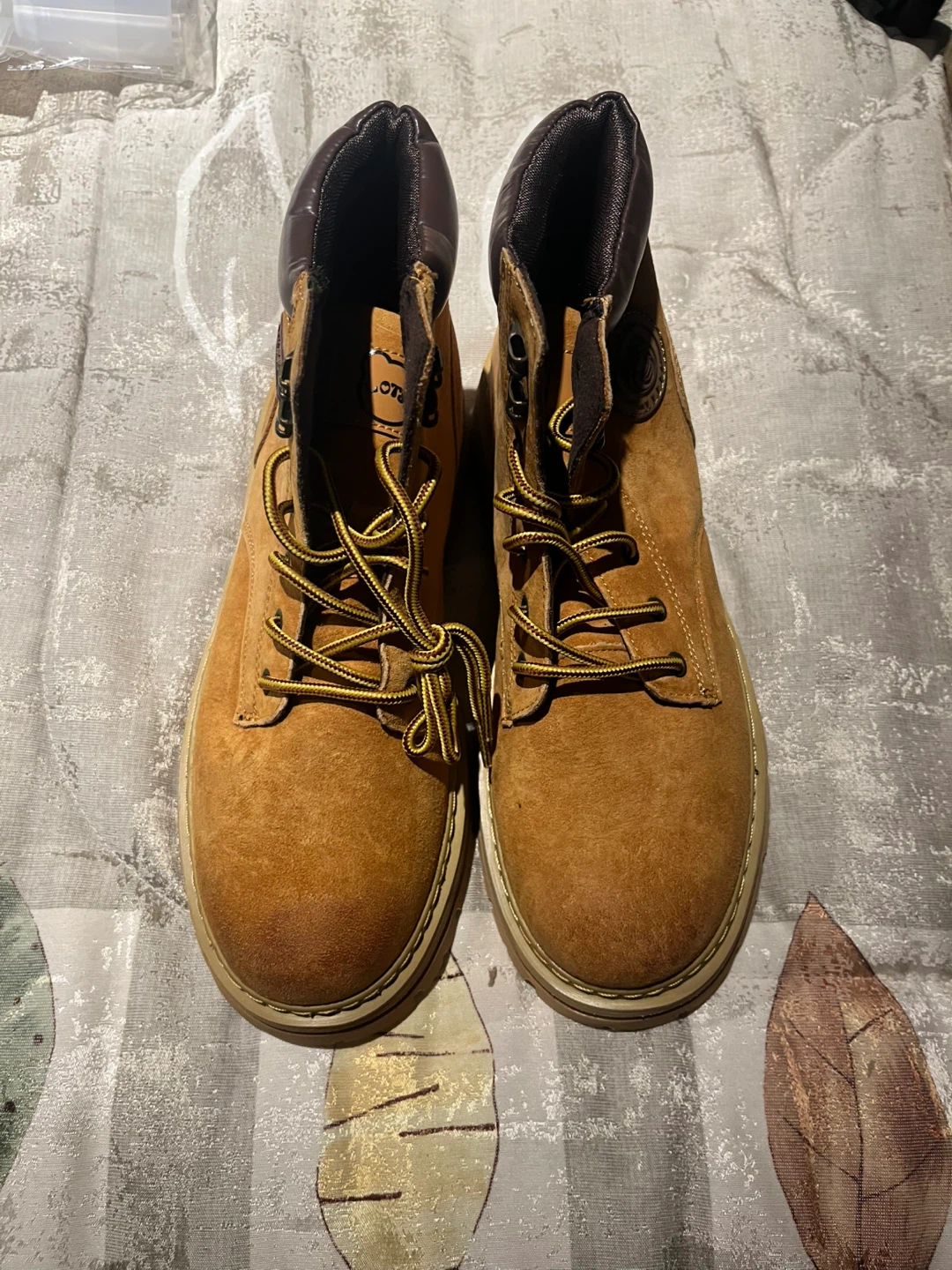 Disney Women’s Tan Suede Lace-Up Boots - photo 3