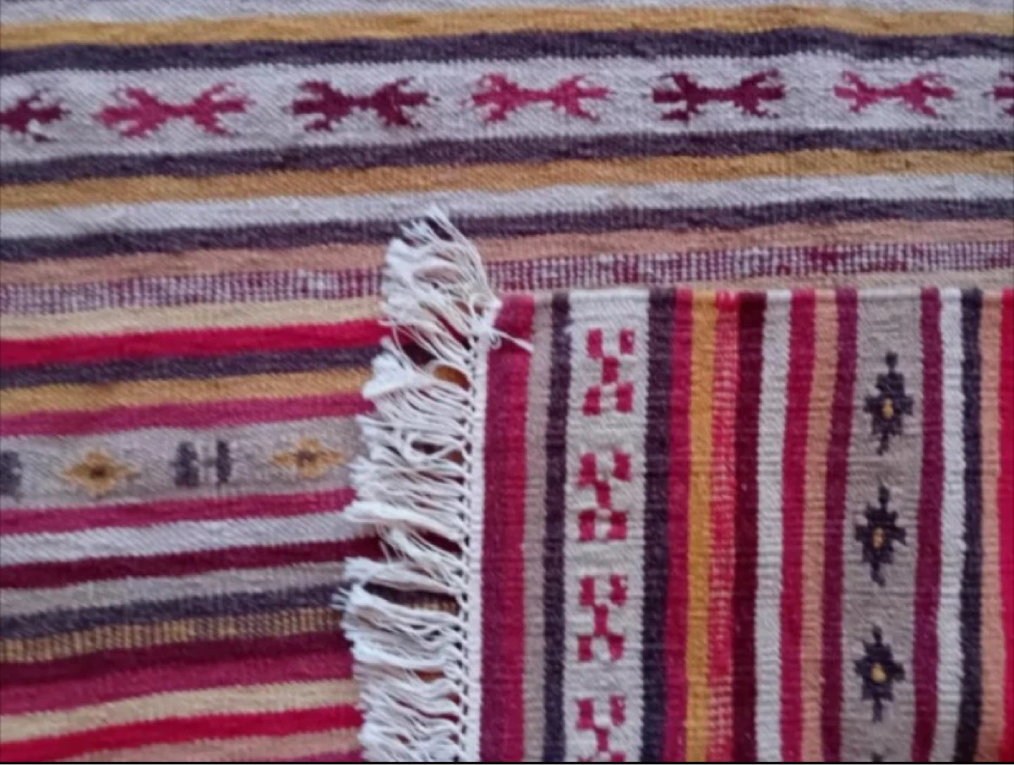 4’ x 6’ wool kilim rug - photo 2