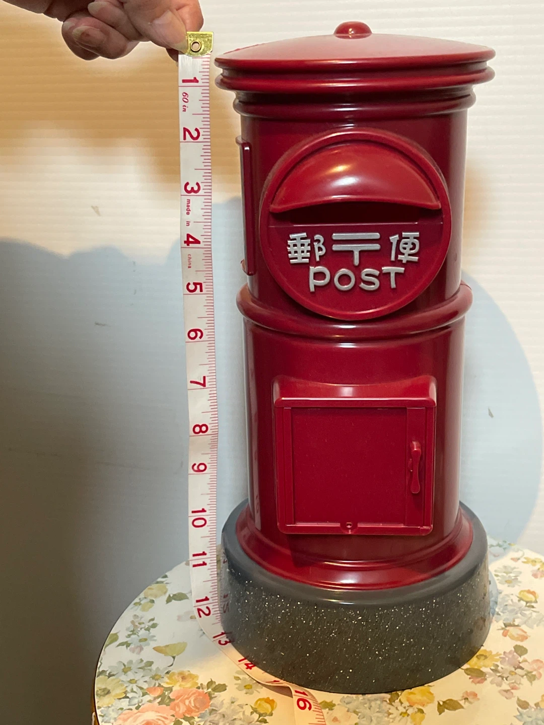 Red Post Box Piggy Bank / Coin Bank - photo 3