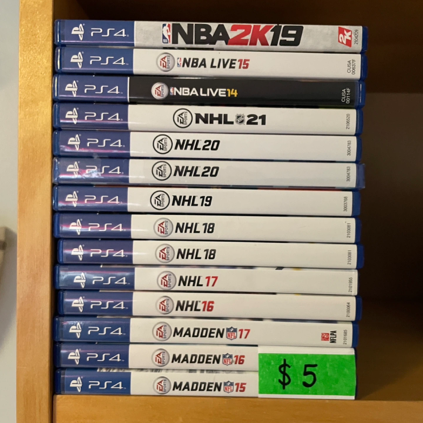 PlayStation 4 Games $5 each / 3 for $10