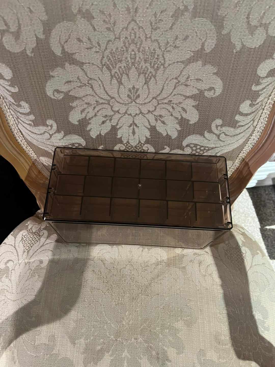 Brown Acrylic Organizer with Drawers - photo 3