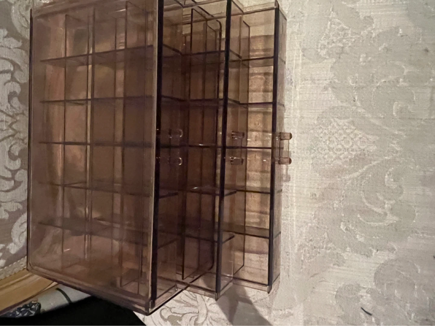 Brown Acrylic Organizer with Drawers - photo 4