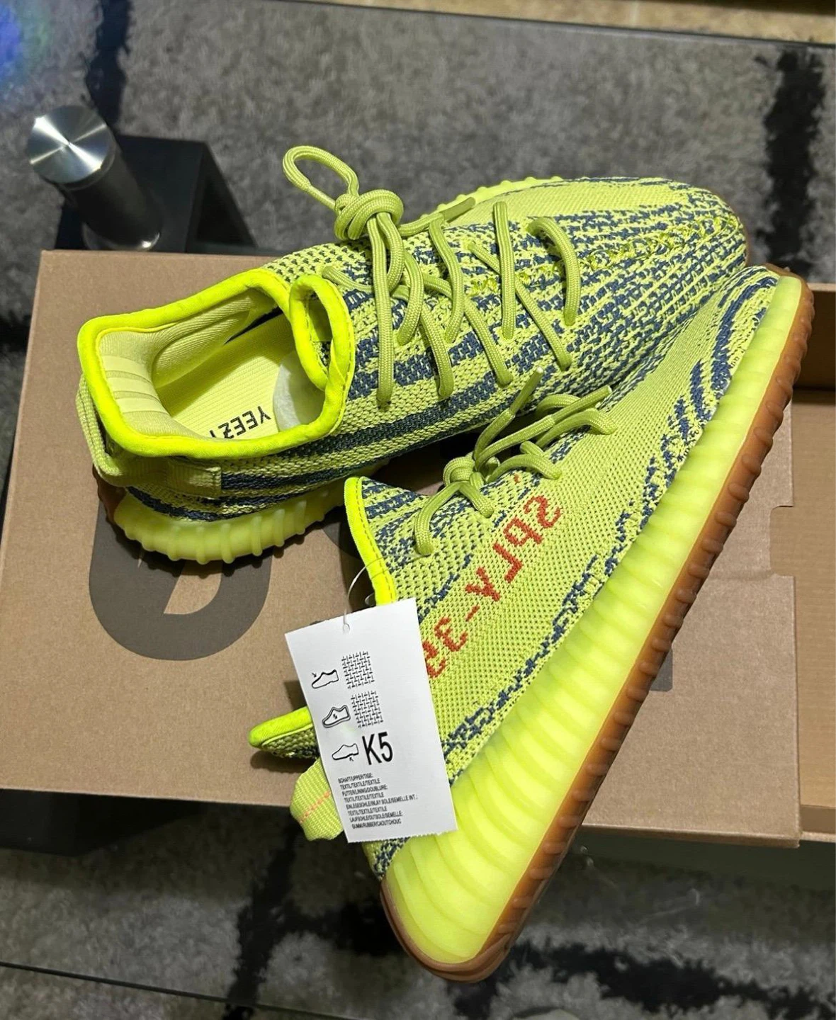 Adidas Yeezy Boost 350 V2 Semi Frozen Yellow - photo 2
