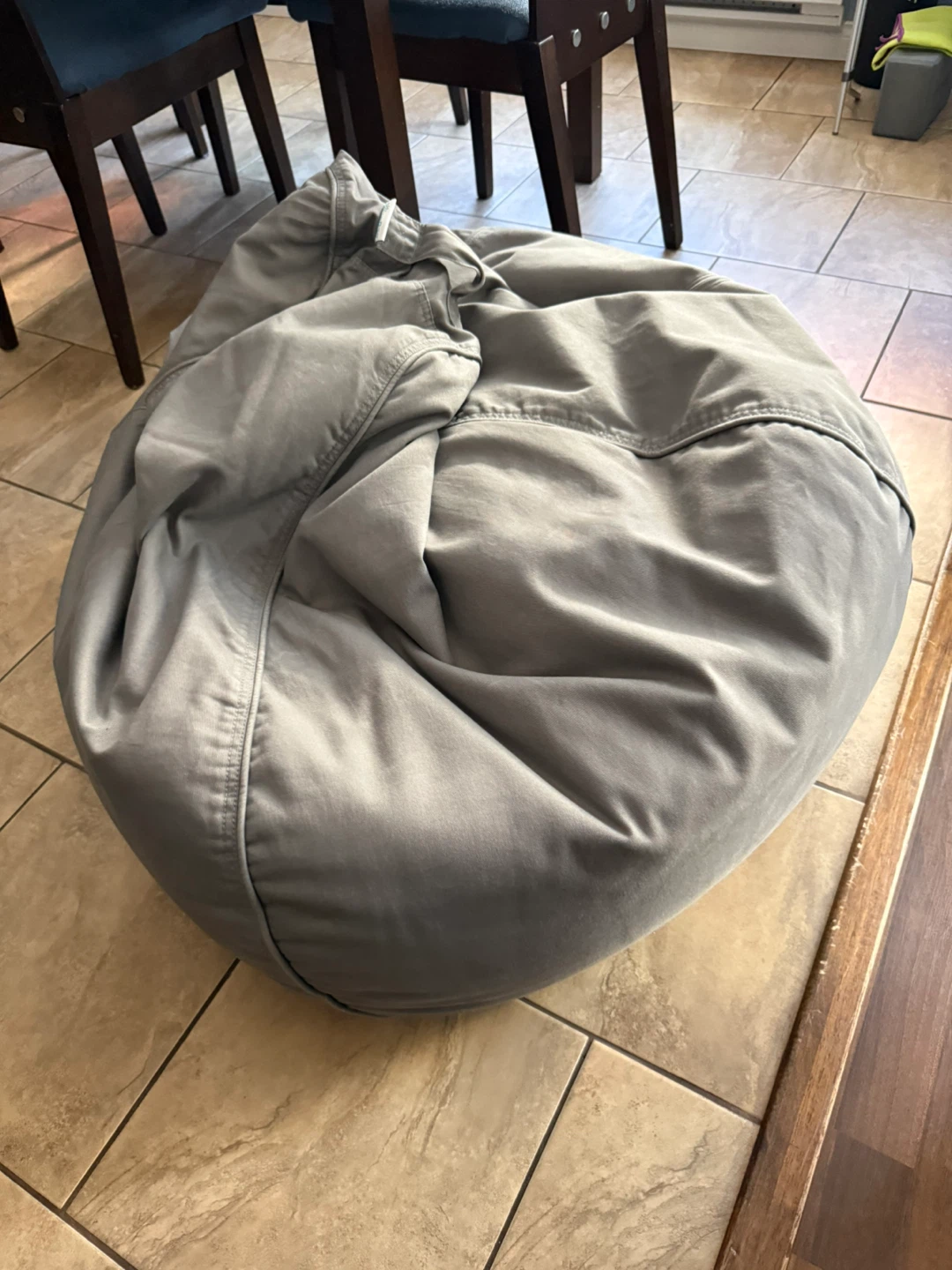 My Bean Bag grey bean bag chair